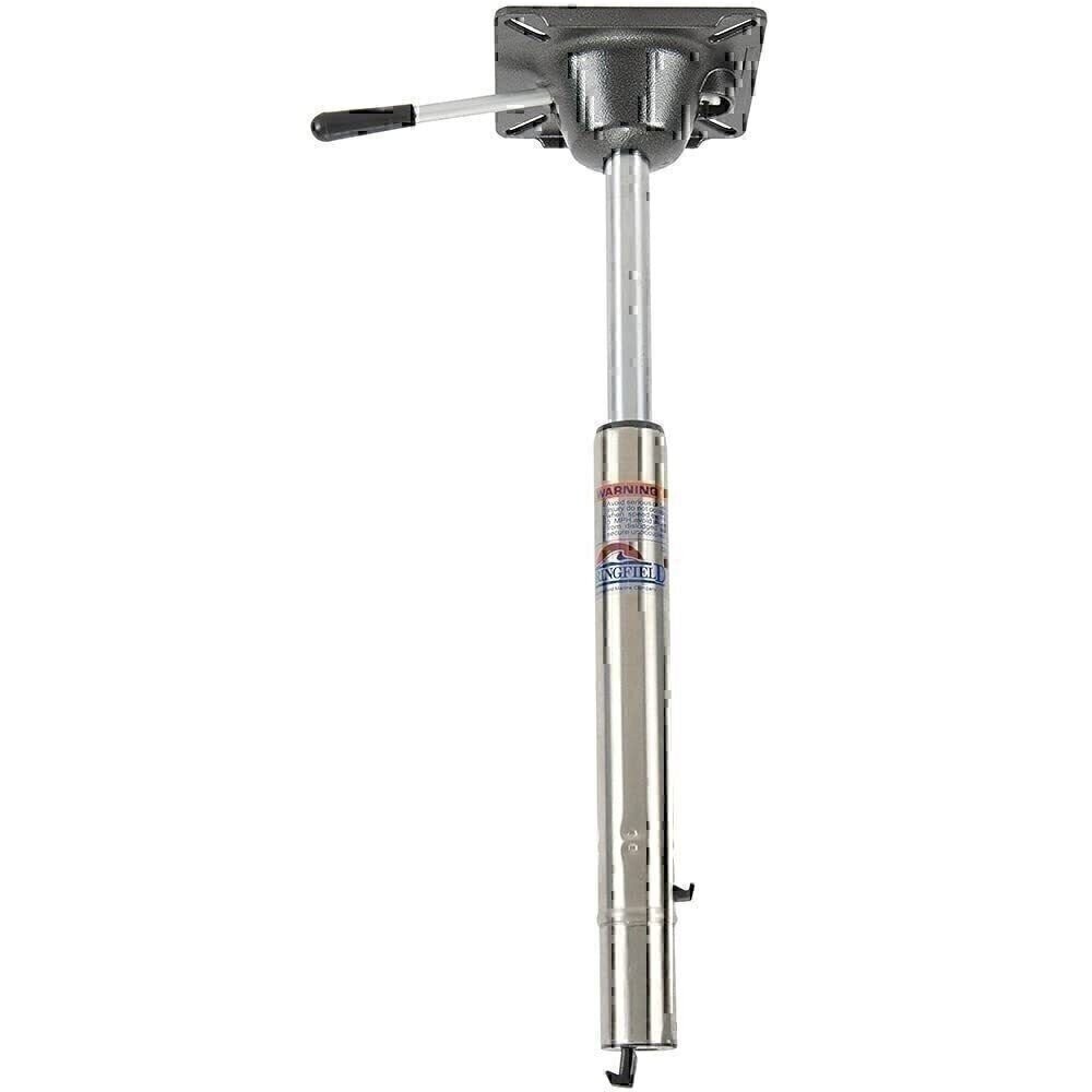 Springfield Spring-Lock™ Power-Rise Adjustable Boat Sit-Down Post - Stainless...