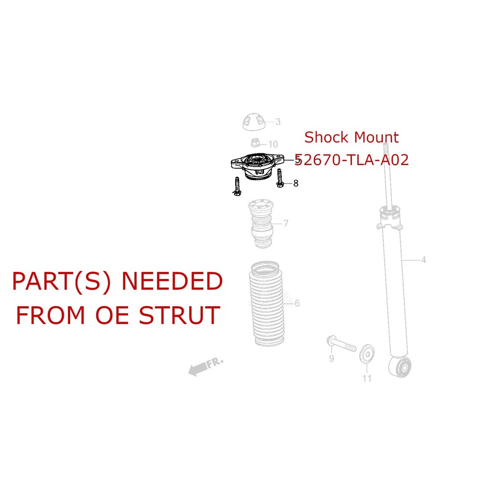 MonoSS Coilover Lowering Kit ADJUSTABLE Damping For HONDA CR-V 2017-22