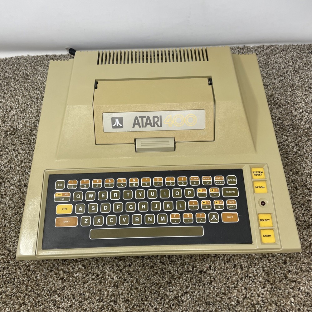 Atari 400 Computer System Partially Working READ COSMETIC DAMAGE