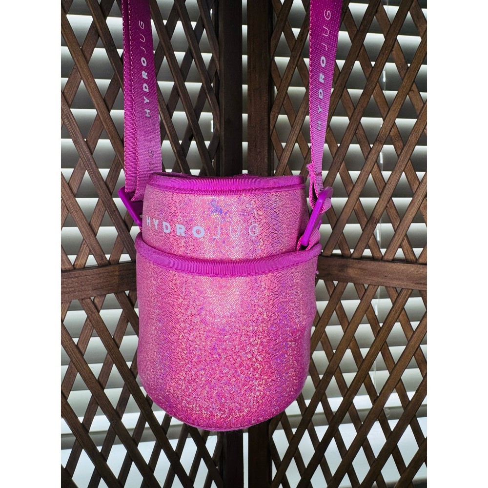 Hydrojug Pink Glitter Mini Water Jug