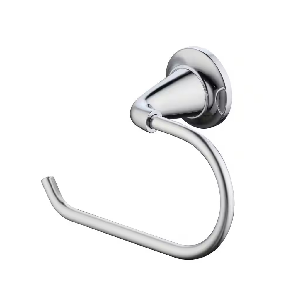 Constructor Single Post Toilet Paper Holder in Chrome