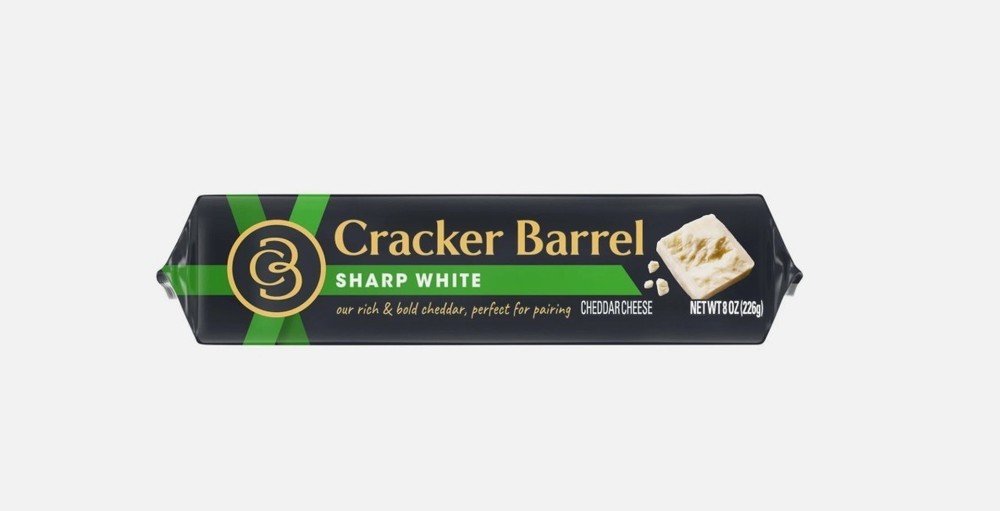 Cracker Barrel Sharp White Cheddar Cheese 8 oz (3 Pack)