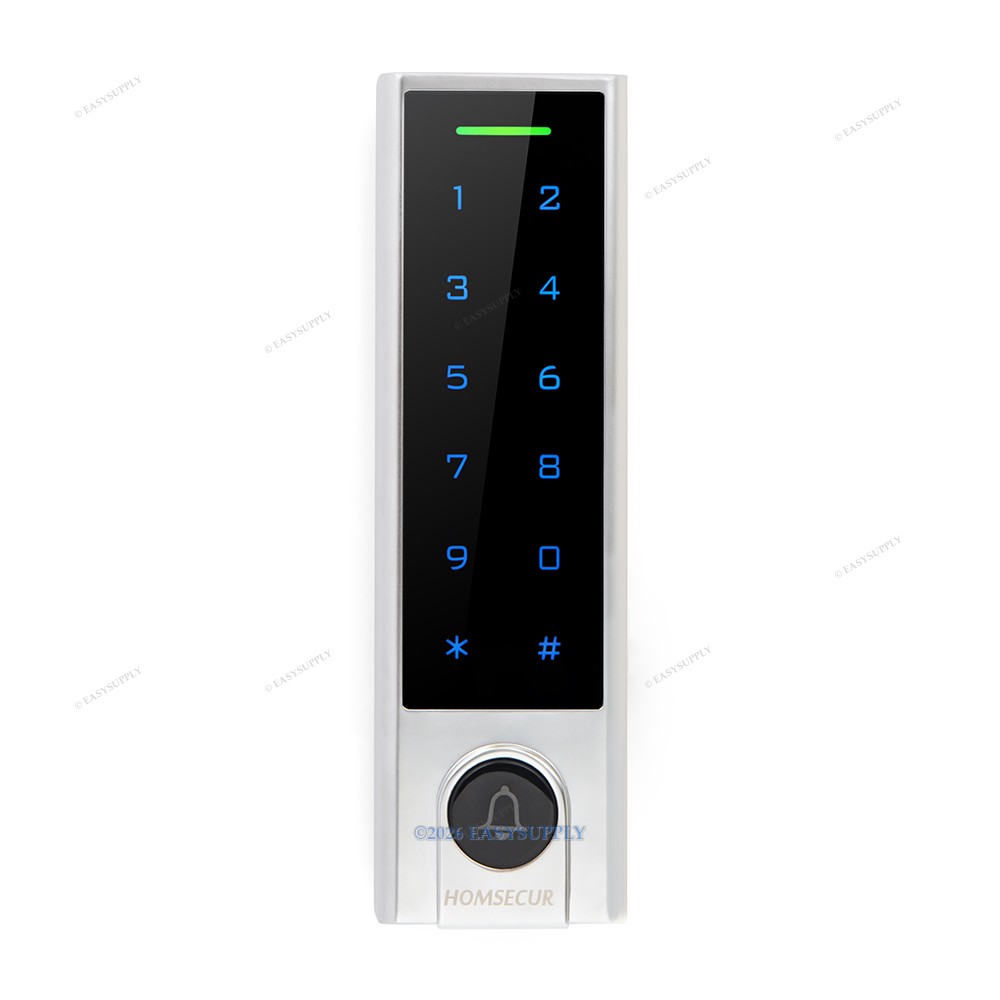 HOMSECUR Weatherproof WIFI RFID Access Control Set Lock APP Unlock