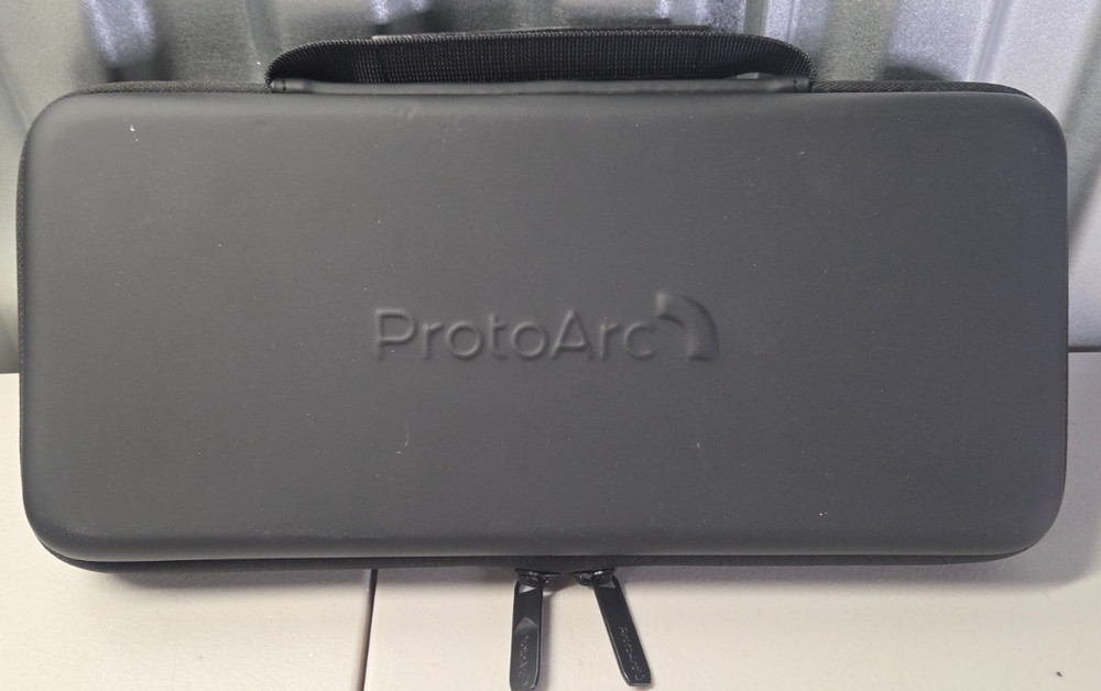 ProtoArc Foldable Keyboard and Mouse, XKM01 Folding Wireless Keyboard Mouse OPEN