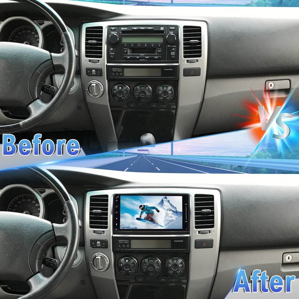 Android 14 Radio 7" Touchscreen Wireless Carplay Android Auto GPS Backup Camera