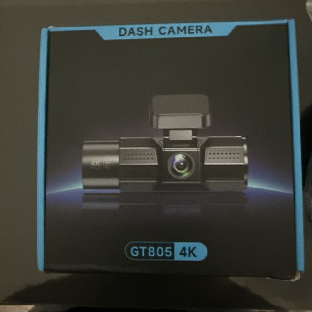 Smart WiFi Dash Camera GT805 4K