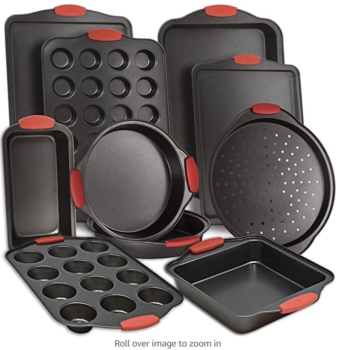 NEW PERLLI Nonstick Bakeware Set 10 Piece Bakeware set