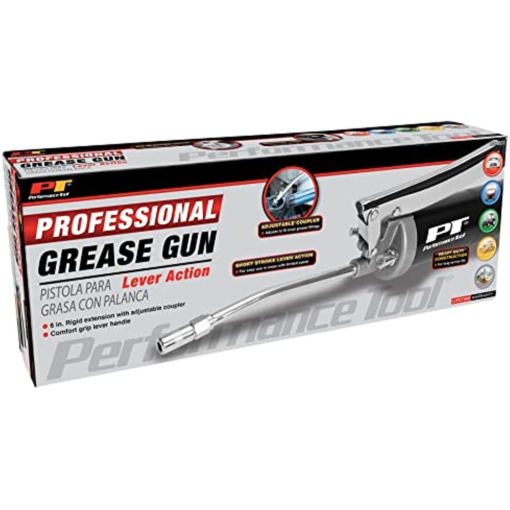 Performance Tool W54202 Professional Lever Action Grease Gun