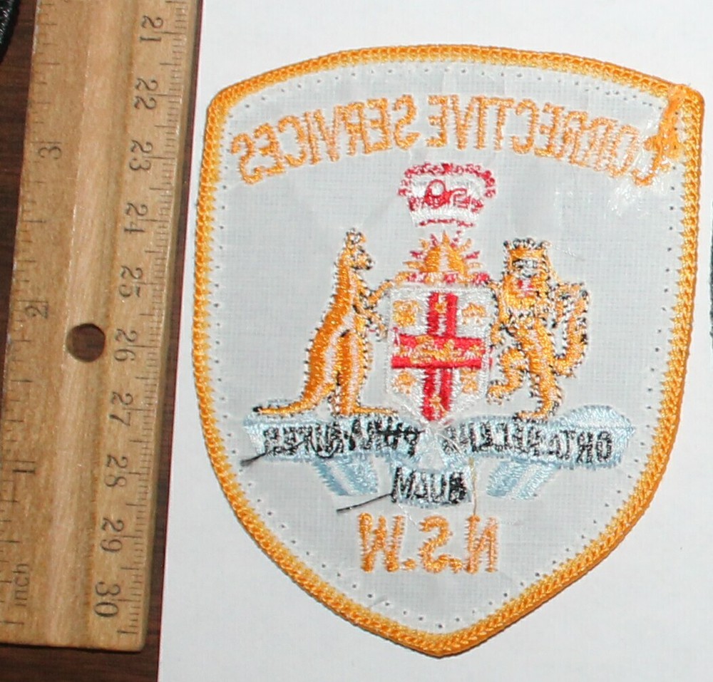 AUSTRALIAN CORRECTIVE SERVICES AU DOC Used worn patch #21