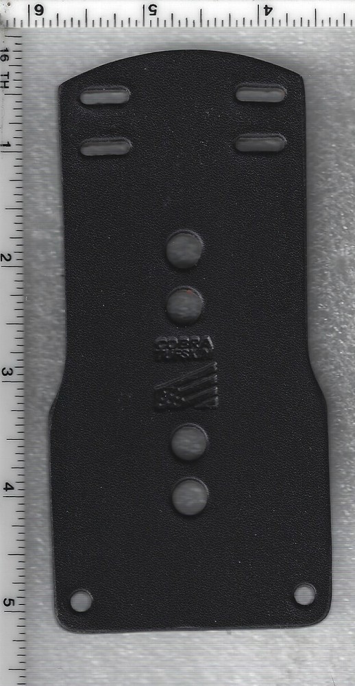 NYCPD-Leather Backer for Detective/Sergeant Shield holds Nameplate & 2-Citations