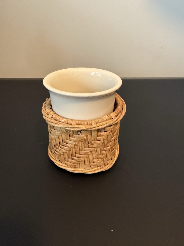 Bathroom Wicker Rattan Accessories Set