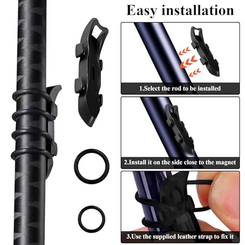 10PCS Lure Magnetic Hooker, Lure Magnetic Automatic Hooker, Hook Keeper for
