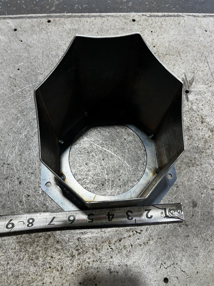 6 INCH OCTAGON EXHAUST HOOD STACK DIESEL STACK DURAMAX POWERSTROKE CUMMINS STACK