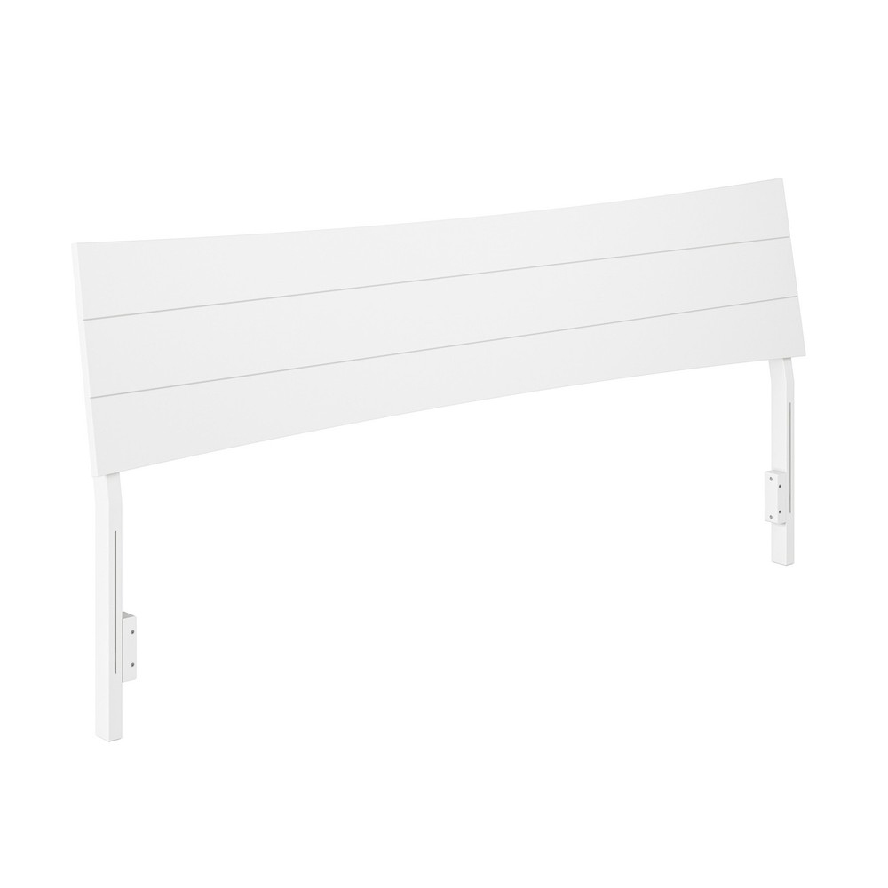 Phoenix King Solid Wood Headboard in White