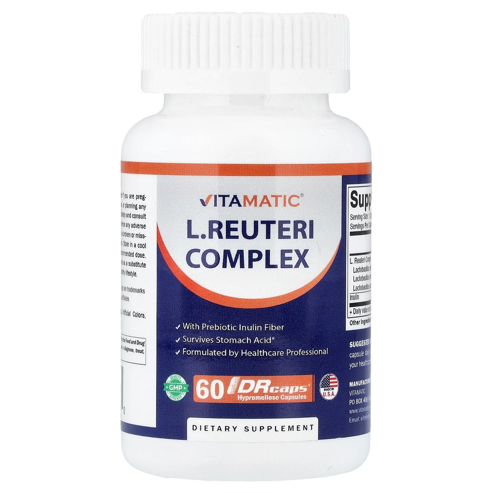 L.Reuteri Complex, 60 DRcaps® Hypromellose Capsules