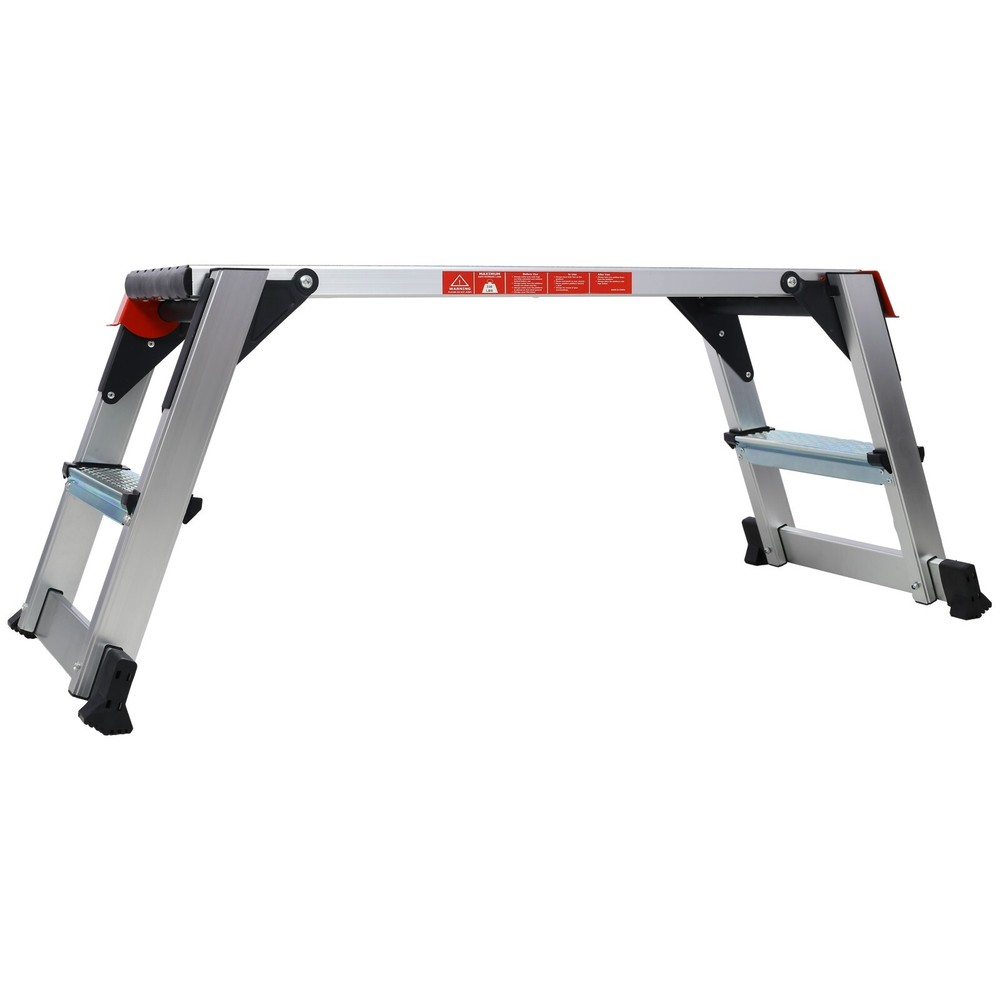 330lbs Aluminum Platform Non-Slip Drywall Step Folding Work Bench Stool Ladder