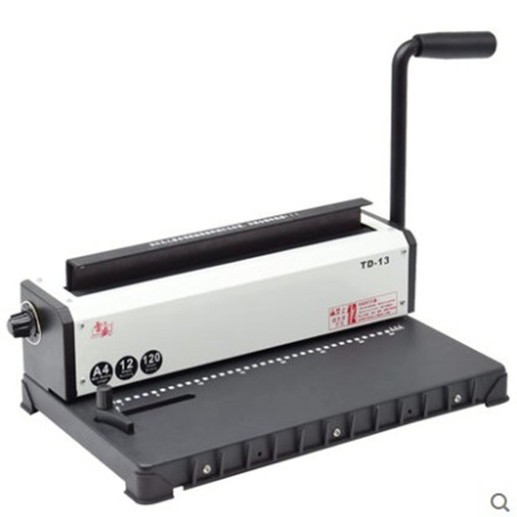 Iron Ring Binding Machine, Double-loop Perforating Book Binding Machine