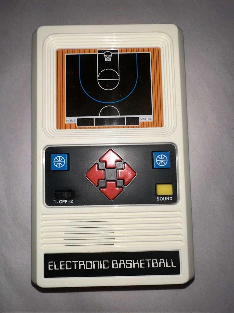 2014 Mattel Electronic Basketball Handheld Game Basic Fun