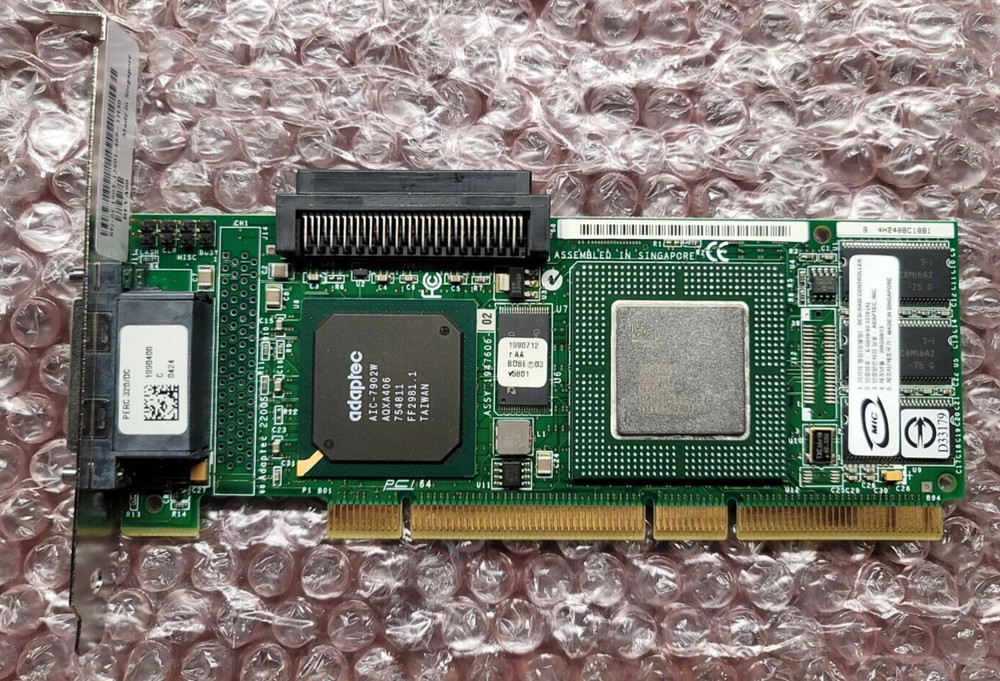 Adaptec 2200S SCSI Raid Controller PCI 64Mb