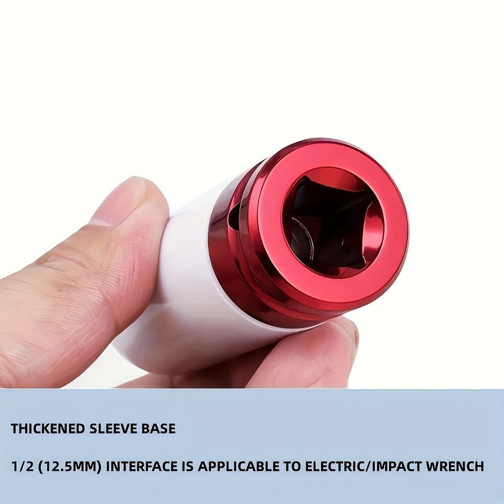 Tire Lug Nut Socket Set - Scratch-Free, Multi-Size for Car Wheel Repair