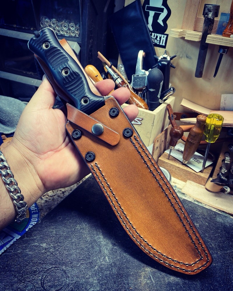 Busse HellRazor 2, TGLB, Ratweiler Classic Hunter Sheath