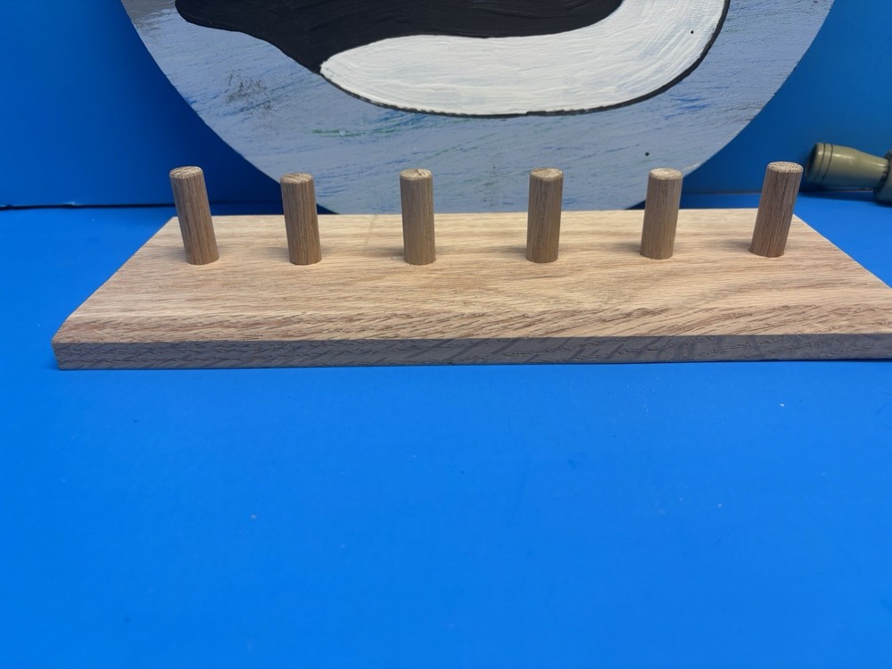 1- Oak Game/ Duck Call Stand. Solid Oak.D7