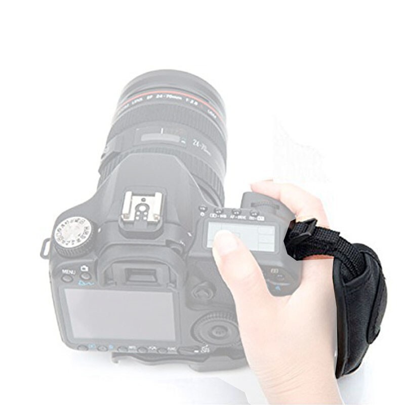 Professional Adjustable Leather Wrist Strap Hand Grip Hand Strap for DSLR Camera