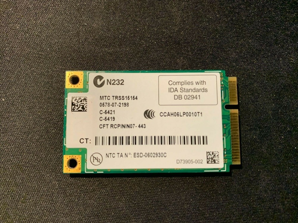 Intel 4965AGN MM1 Mini PCIe Wifi Wireless Card