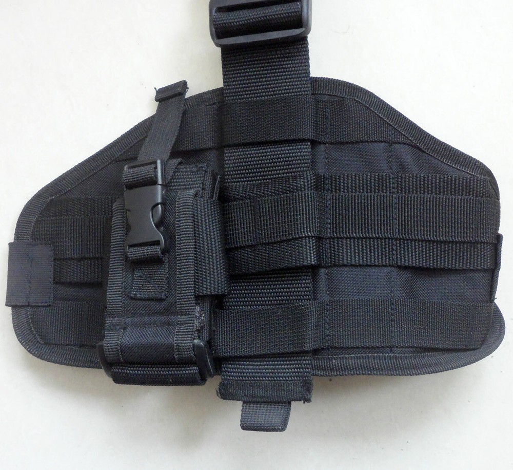 MOLLE Leg Rig Panel Drop Padded Single Point Platform Pouch