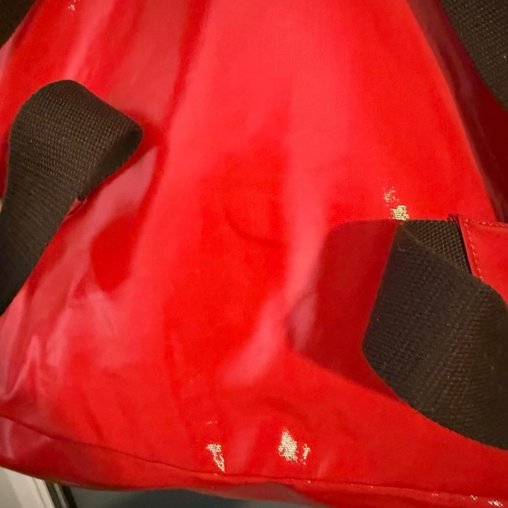 BODEN Backpack Red Coated Canvas