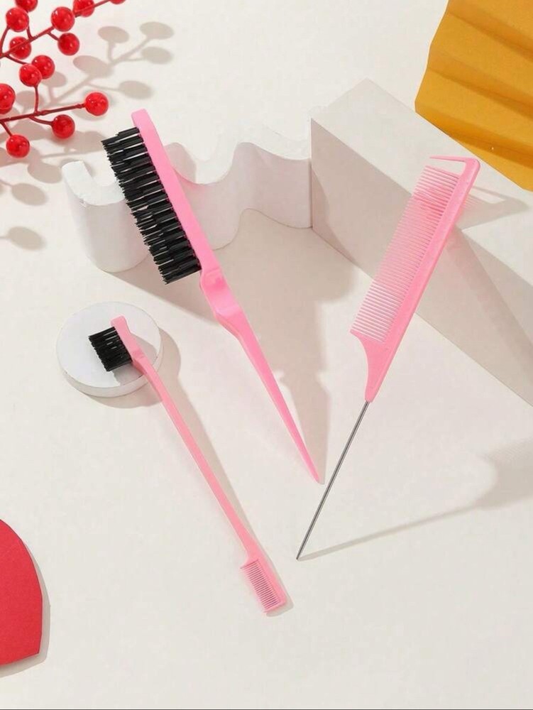 Pink Hair Styling Tool Set