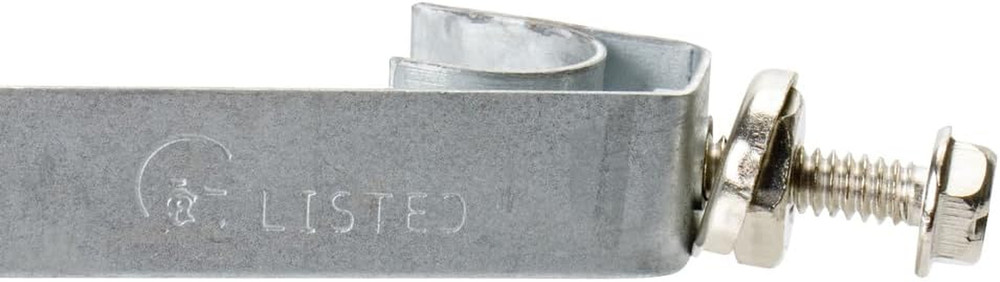 8" Galvanized Steel Ground Strap