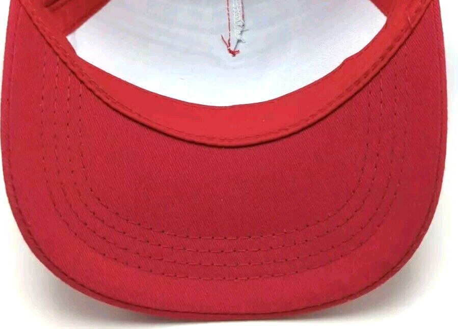 KIDDIE ACADEMY hat red adjustable snapback cap Child Size