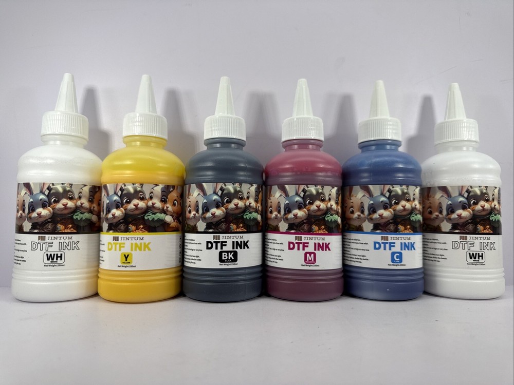 6 Pack✨ Jintum ✨DTF INKS ✨250ml Each