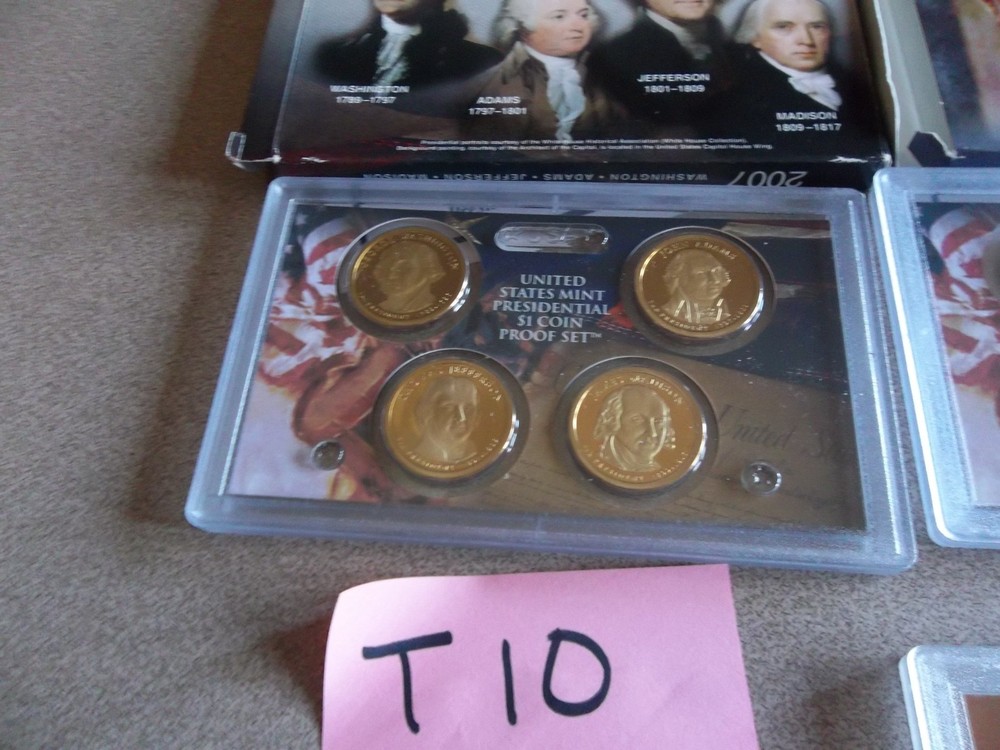 2007, 2009 ,2016 U.S. Mint Presidential Proof Sets FREE SHIP!