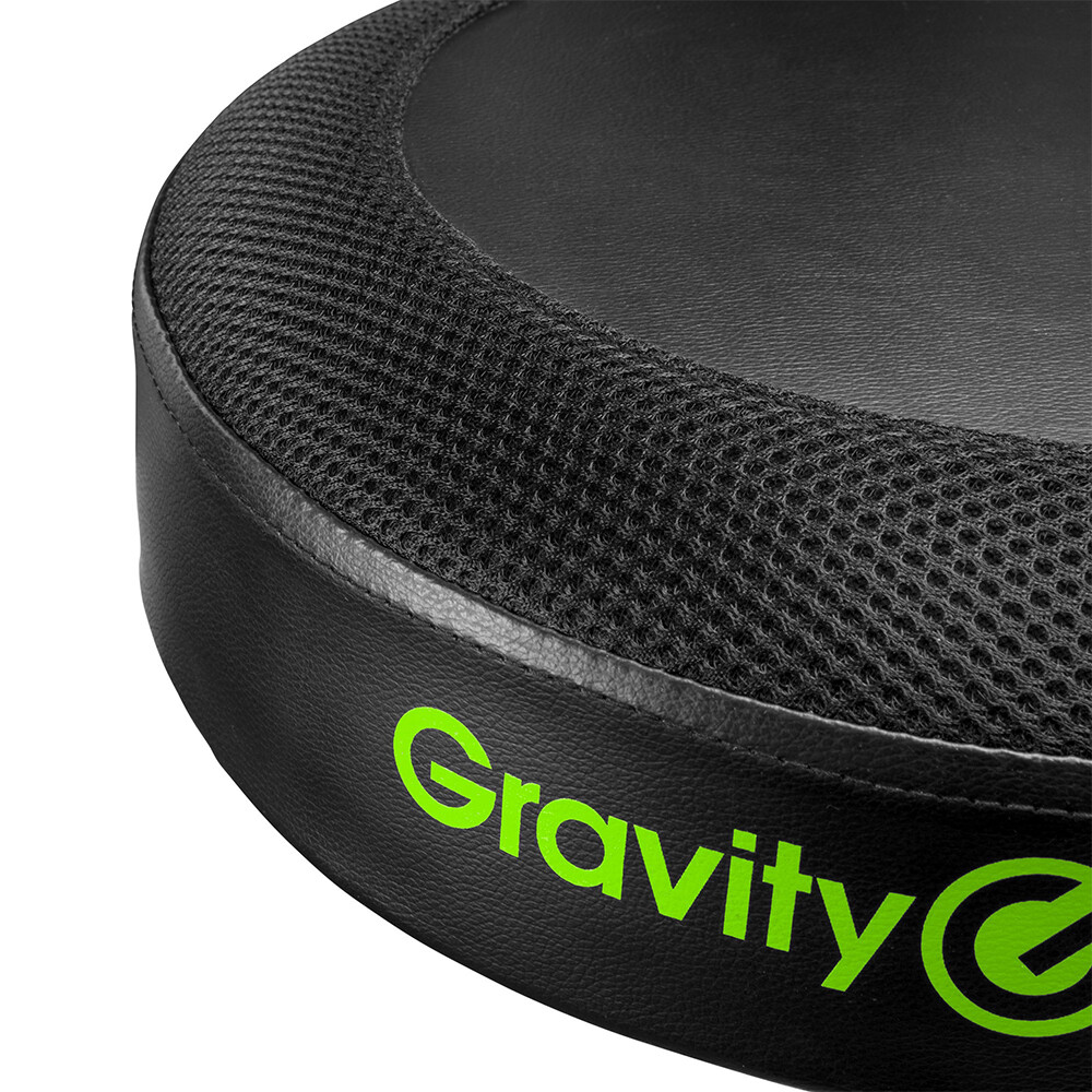 Gravity FD SEAT 1 Round Universal Foldable Music Stool Height Adjustable Studio