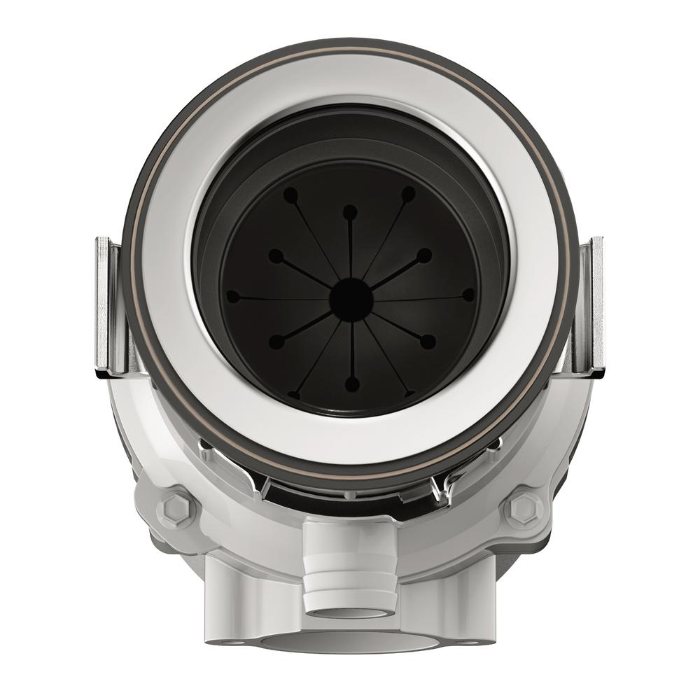 Continuous Feed Garbage Disposal 1/2 HP Steel Trash Kitchen Sink Septic Waste