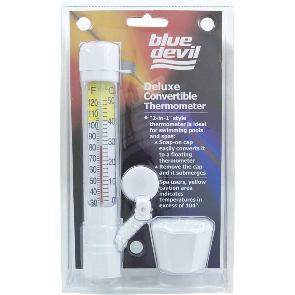 Thermometer, Floating, Submersable, with cord