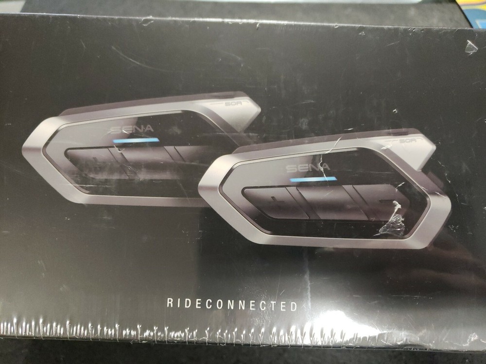 Sena Low Profile Motorcycle Blue Tooth Communication System 50R Dual