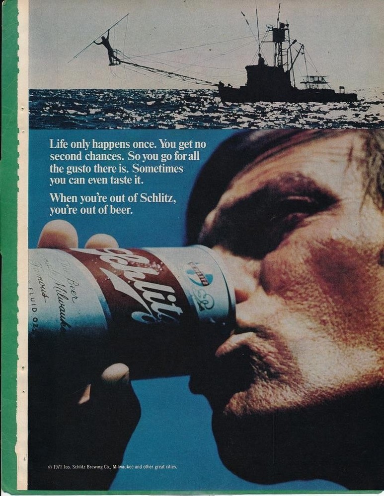 Magazine Ad - 1971 - Schlitz Beer
