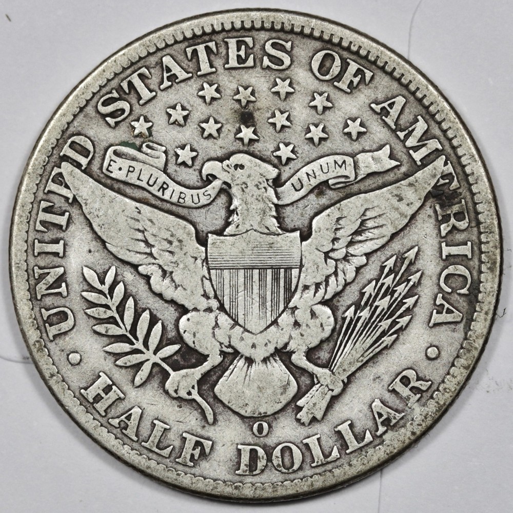 1908-o Barber Half. Fine. 208478