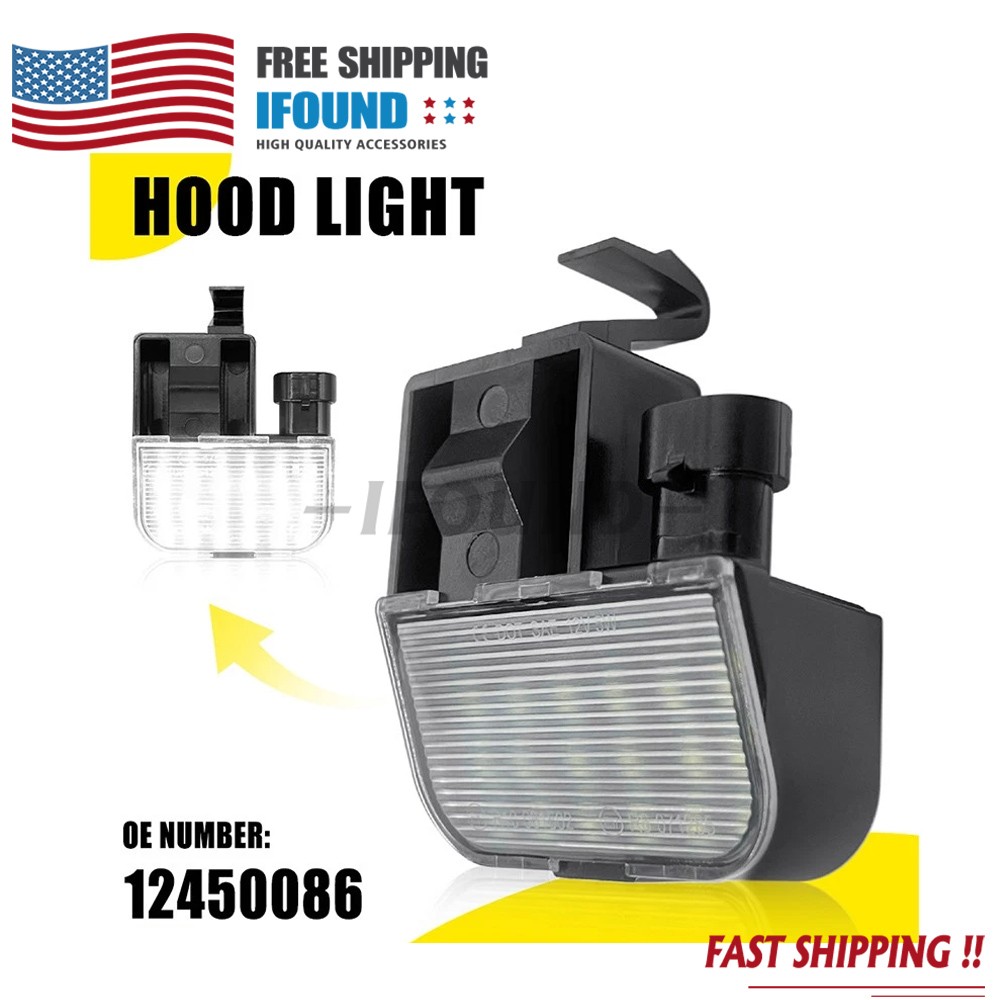 For Chevy Silverado for GMC Sierra 1500/2500/3500 LED Under Hood Light Assembly#