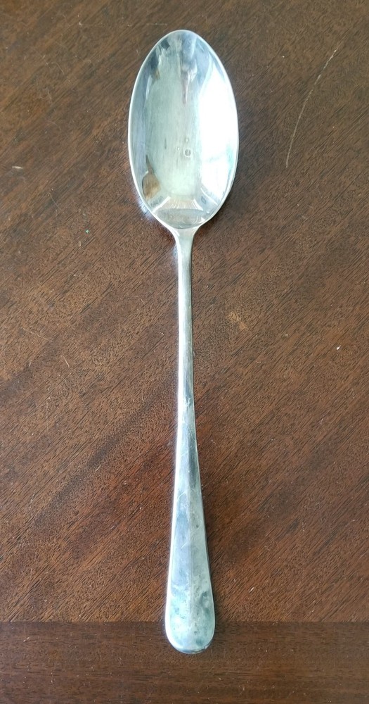 Leonard 13" Silverplate Serving Spoon Italy