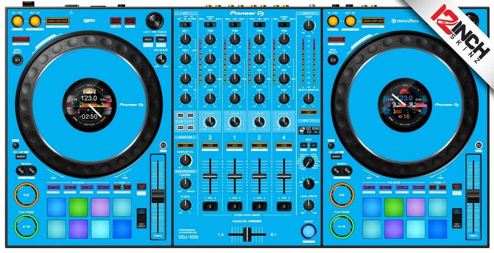 Pioneer DDJ-1000SRT Skin - Light Blue