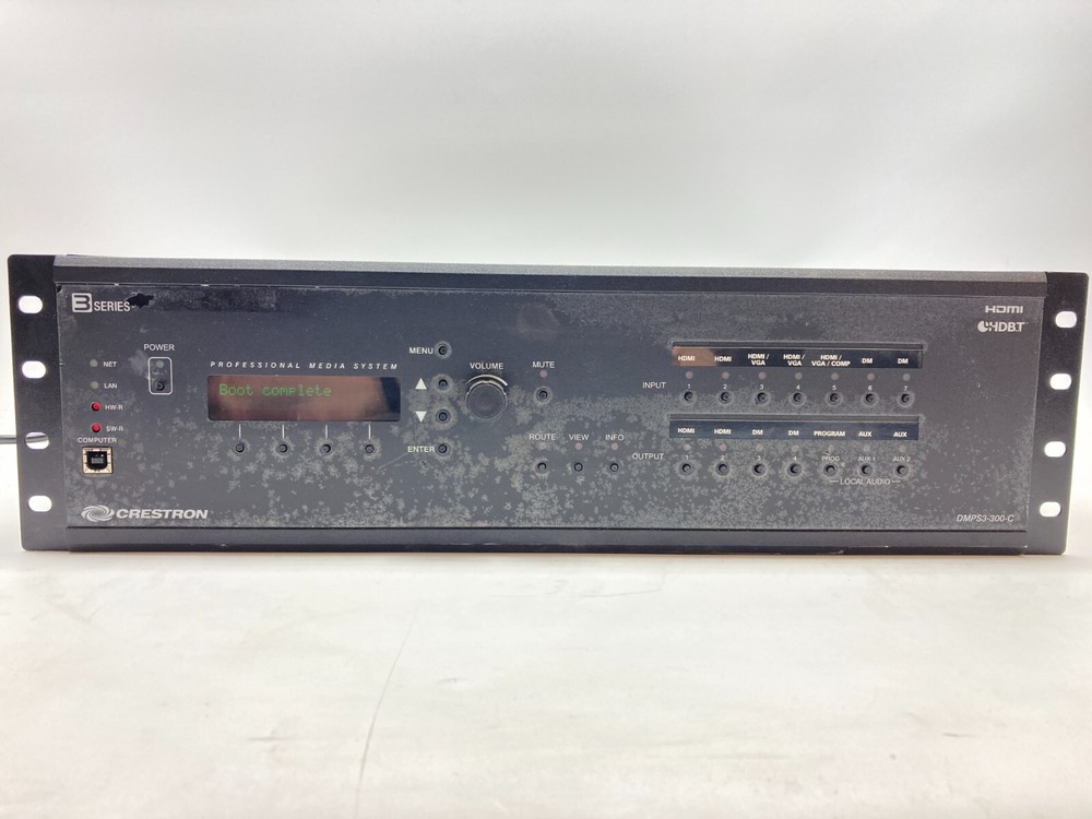 Crestron DMPS3-300-C Digital Media Presentation System w/ Rack Ears - TESTED