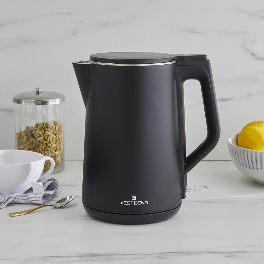 West Bend Electric Kettle Cordless Serving Features Stainless Steel Interior ...