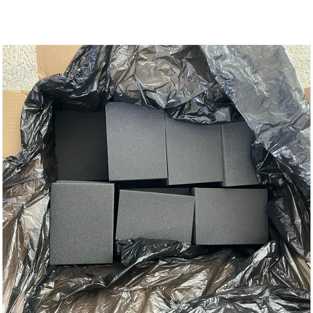 10-Pack Convoluted Foam Sets 8x6x2” - Charcoal, Protective Cushioning