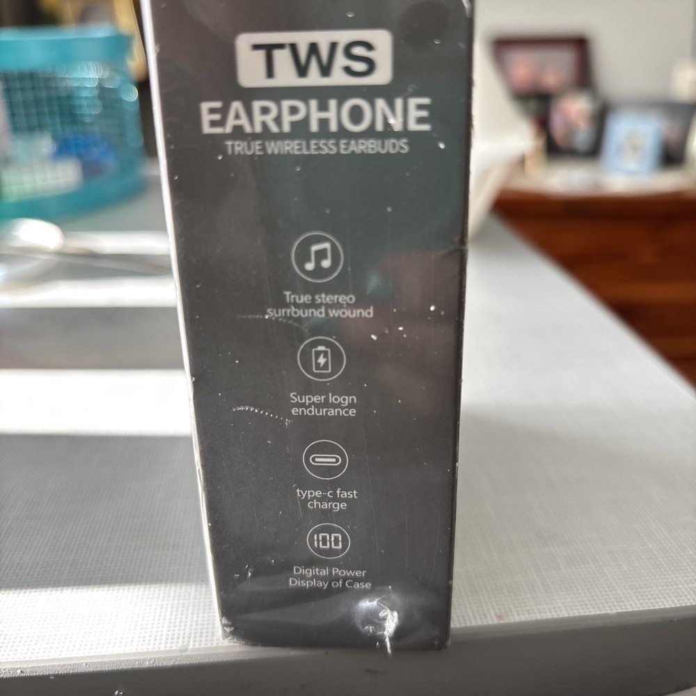 TWS Earphone Wireless Bluetooth Earbuds Digital Power Display Model M95 - Black