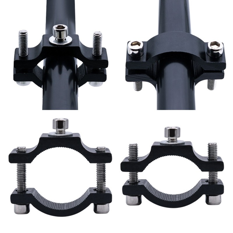 Flashlight Torch Mount LED Light Holder Clip Handlebar Screw Clip Clamp