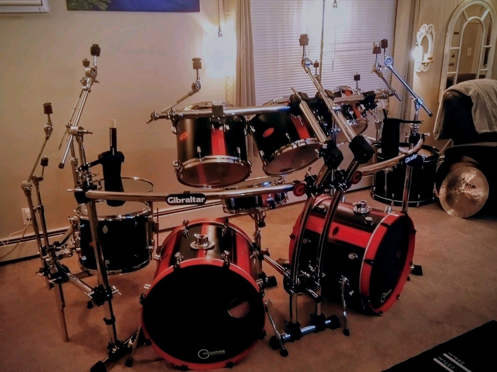 Full 8pc Pdp Custom Kit And Gibraltar Rack